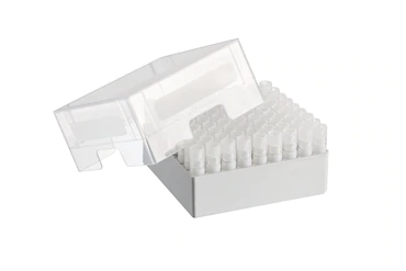 艾本德儲存盒 9 × 9, 可放置 81  個螺旋蓋（凍存）管， 3   mL，2  件，高 76  mm，3  英寸，聚丙烯材料，可耐受最低 -86  °C，可高溫高壓滅菌，帶蓋子并具有數(shù)字字母標識